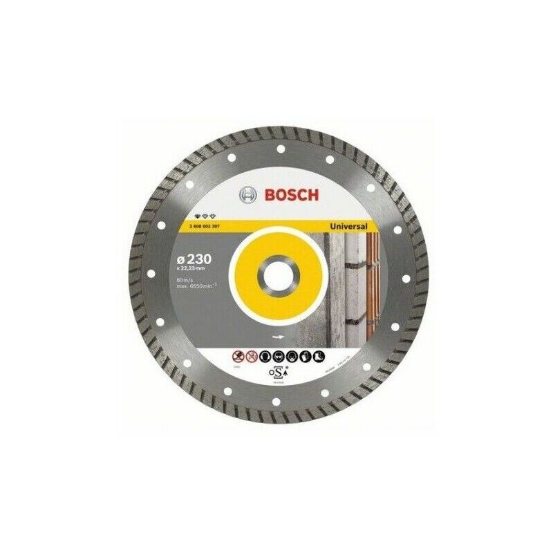 Image of Disco diamantato universale per smerigliatrice 230mm Bosch