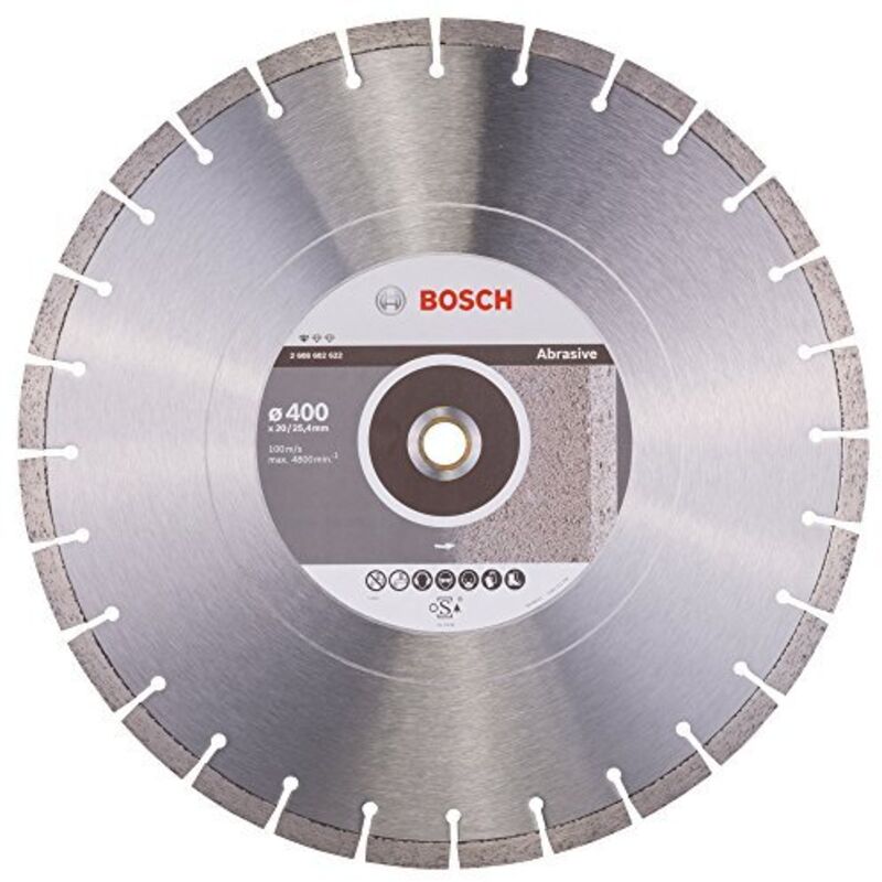 Disco diamantato standard per abrasivi, 400 x 20,00/25,40 x 3,2 x 10 mm