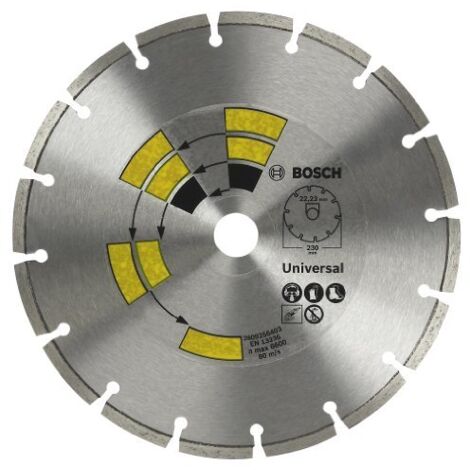 Bosch DISCO DIAMANTATO UNIVERSALL TOP MULTIUSO, 230MM, 2