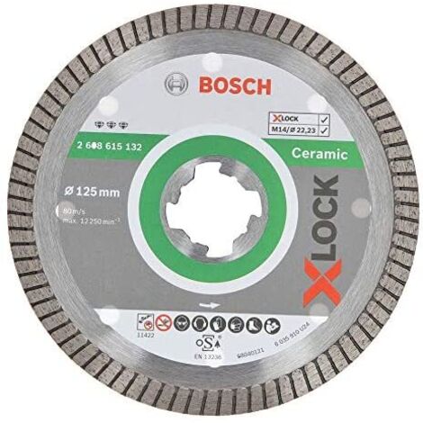 BOSCH  DISCO DIAMANTE 125 CERAM CL X-LOCK