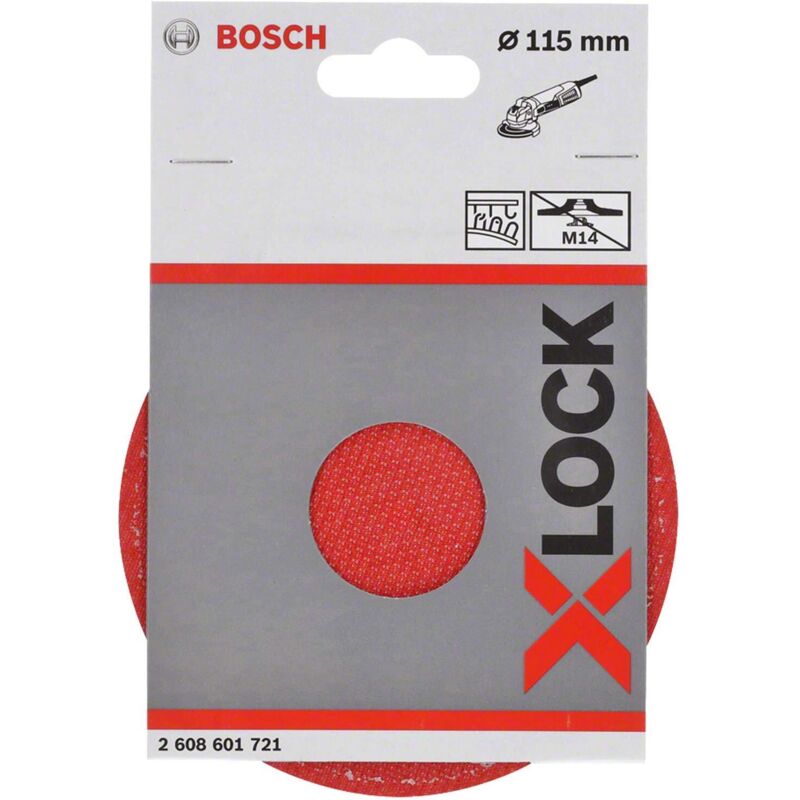 Bosch - Professional 2608601721 Platorello, a Strappo, X-Lock, Ø115 mm