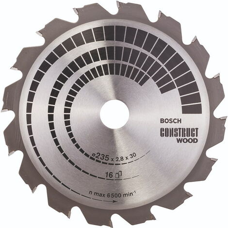 BOSCH DISCO SIERRA CONSTRUCT  WOOD 235 X 2.8X 30/25D: 16FWF