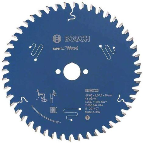 BOSCH DISCO SIERRA EXPERT MADERA 165 X 20 X 48D
