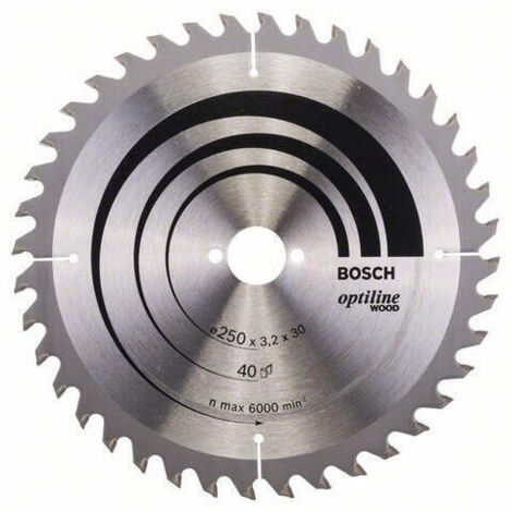 BOSCH DISCO SIERRA OPTILINE MADERA 250 X 3.2 X 30D: 40UW