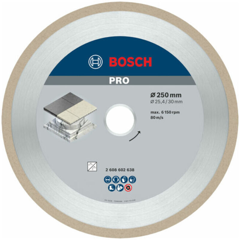 Bosch Disque à tronçonner diamant Best for Ceramic - vue 4