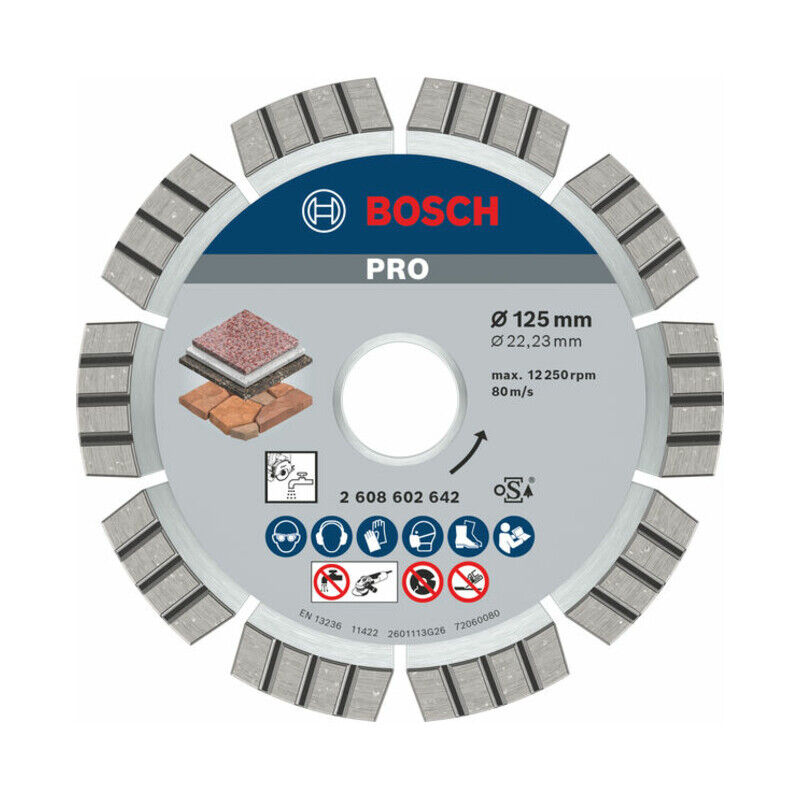 Bosch Best for Stone 125mm - vue 1