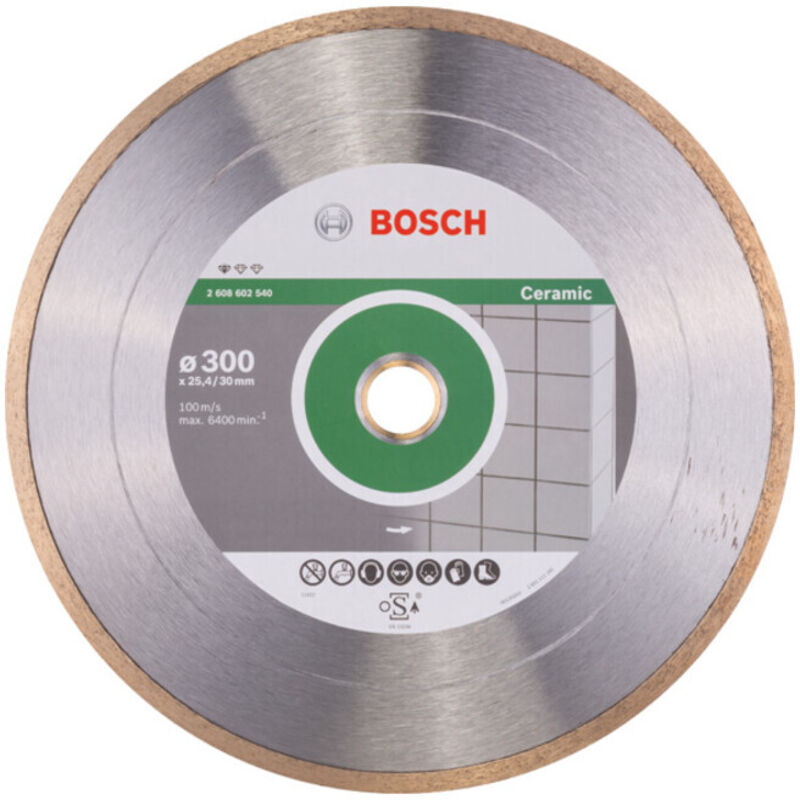 Disque à tronçonner diamanté Professional for Ceramic 300 x 30+25 40 x 2 x 7 mm Bosch 2608602540 - vue 2