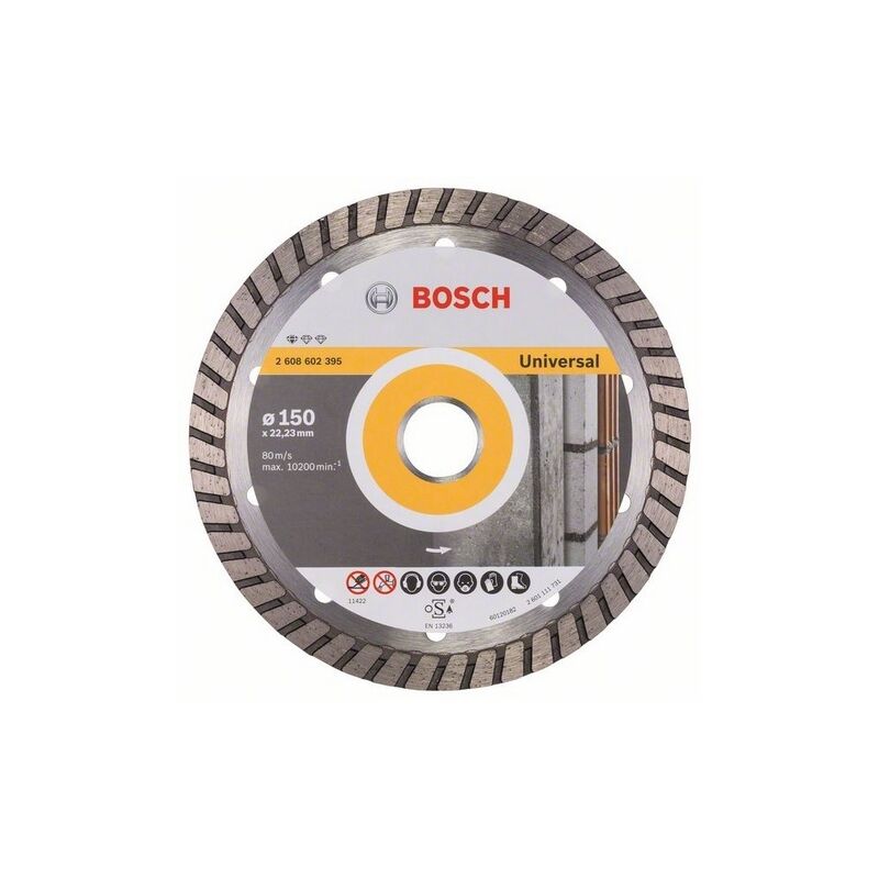 Bosch - disque à tronçonner diamanté standard for universal turbo (150 x 22,23 x 2,5 x 10 mm)