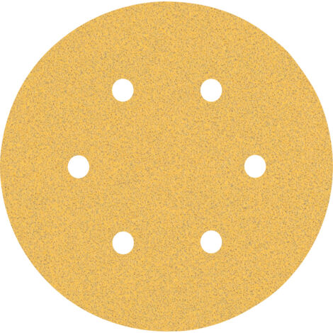 Bosch – Disque abrasif de ponceuse 150mm grain 80 – Lot de 50 disques – Pour ponçage rapide et finition de qualité – 2608900919