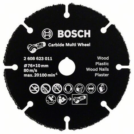BOSCH Disque carbure Carbide Multiconstruction
