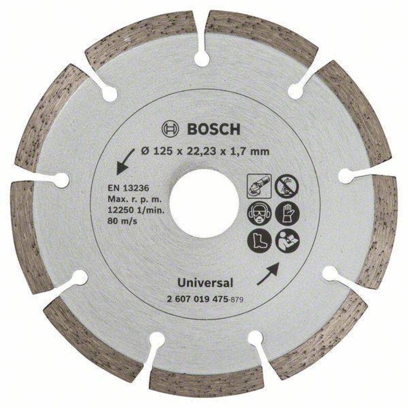 Bosch Disque à tronçonner diamanté pour matériaux de construction Ø 115mm 2607019474 - vue 4
