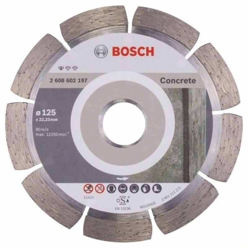 Disque diamant à béton Professional for Concrete 125 Bosch - vue 3