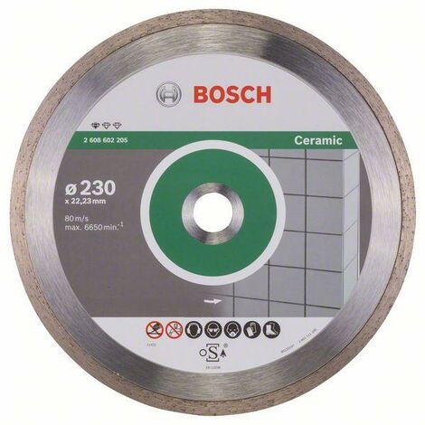 BOSCH Disques à tronçonner diamantés céramique - Standard for Ceramic