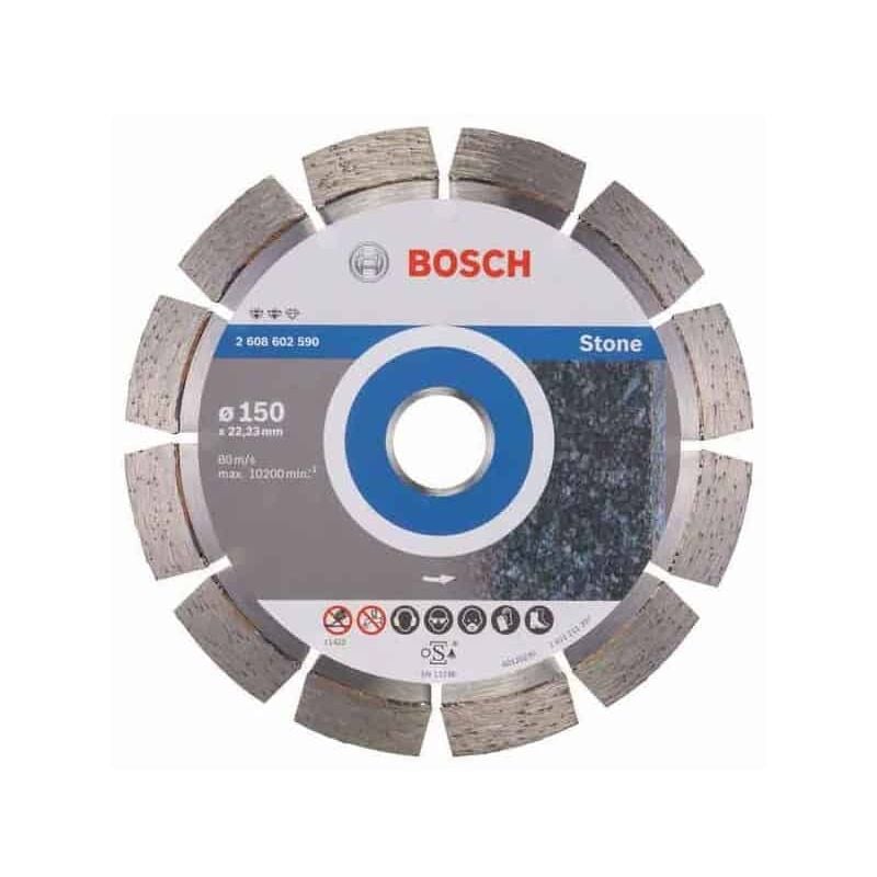 Bosch - Disques à tronçonner diamantés spécial pierre - Expert for Stone - 115 mm - x 1 - 2.2 mm - 22,23 mm