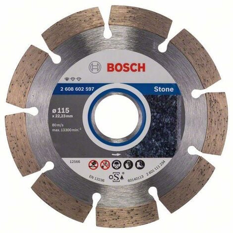 BOSCH Disques à tronçonner diamantés spécial pierre - Standard for Stone