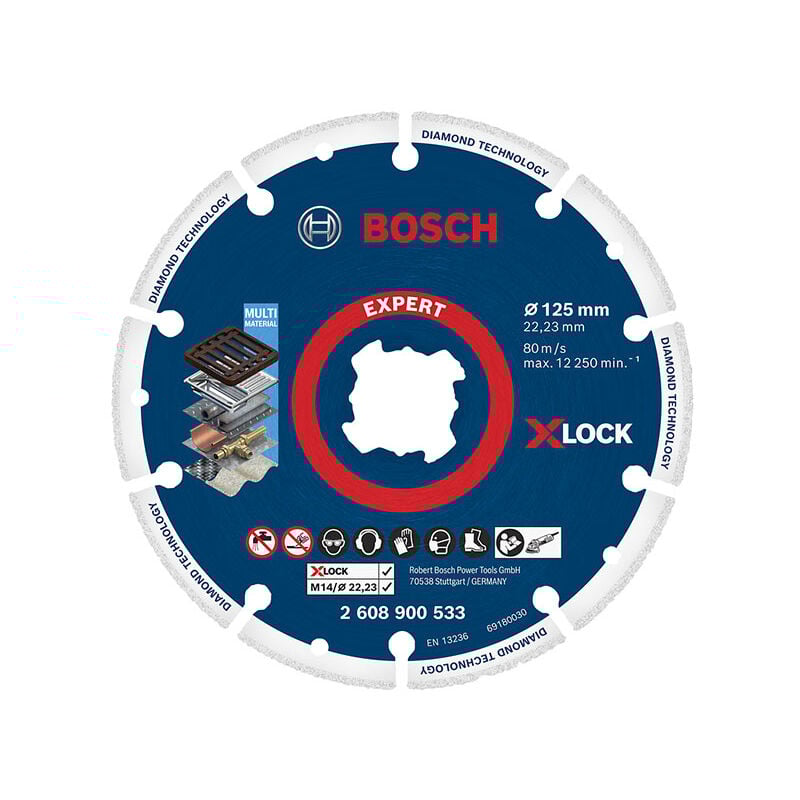 Bosch - Disque diamant Métal Expert Ø125 mm - 2608900533
