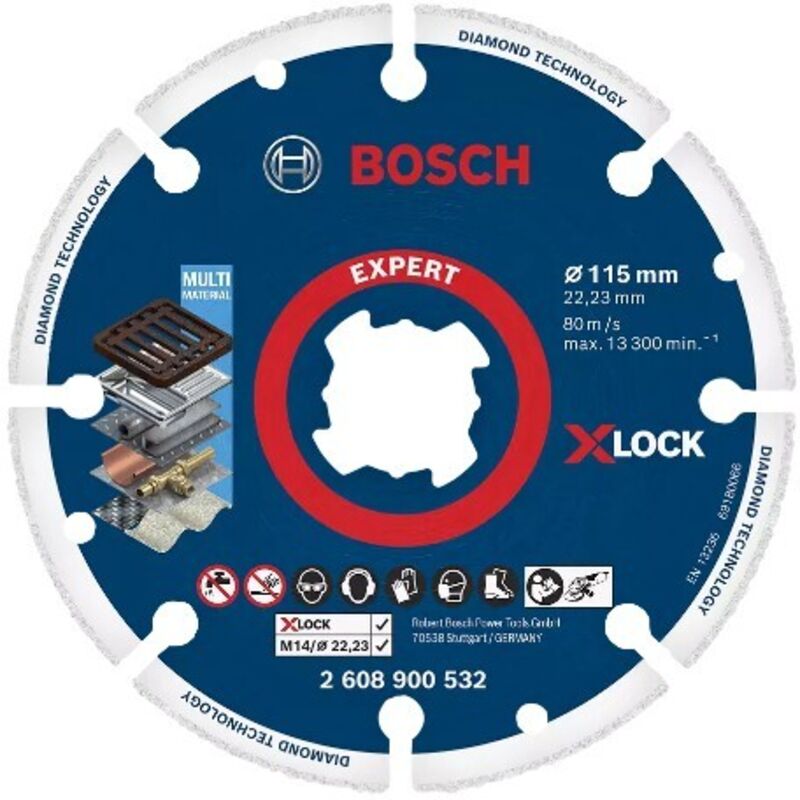 Disque à tronçonner Expert Diamond Metal Wheel 115 mm BOSCH 2608900532
