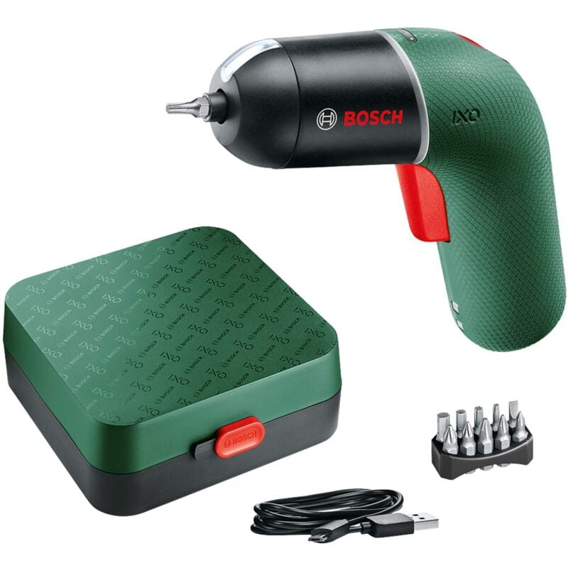 Bosch - ixo 6 3.6V Cordless Screwdriver Variable Speed Rechargeable + usb-c Cable
