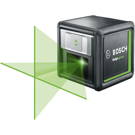 BOSCH DIY QUIGO GREEN AAA batteries Cross line laser