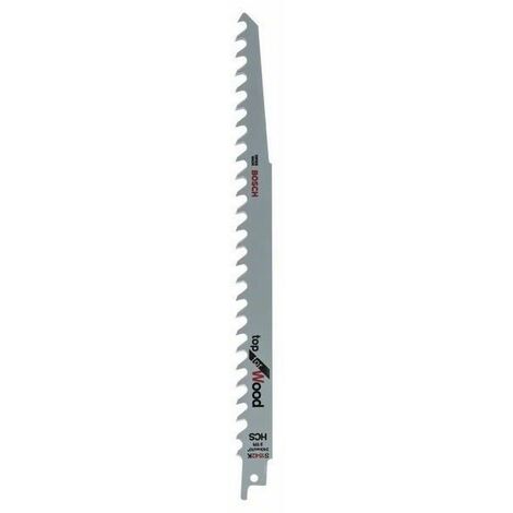 Bosch DIY Säbelsägeblatt Top for Wood zum Sägen in Holz (2 Stück, S 1542 K)