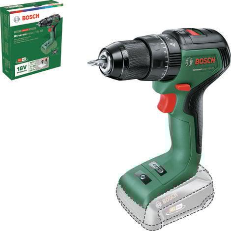 BOSCH DIY UniversalImpact 18V-60N 18v Combi drill 13mm keyless chuck