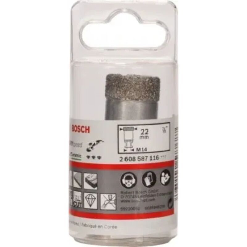 Bosch - Dry Speed Best for Ceramic Fresa diamantata a secco - 32x35 mm