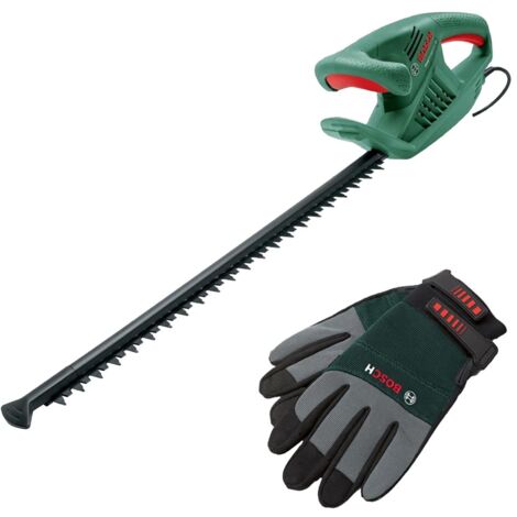 Bosch EasyCut 45-16 Electric Hedge Cutter Garden Trimmer 45cm Blade + Gloves