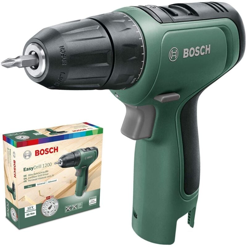 Trapano/avvitatore a batteria EasyDrill 1200 (senza batteria, sistema a 12 v, in scatola di cartone de) - Bosch