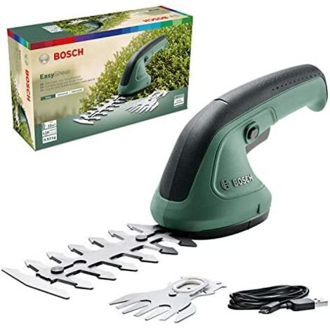 Bosch EasyShear Forbici Sfoltirami e Tosaerba a Batteria 3,6 V Autonomia 40 minuti