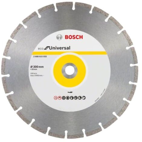 Bosch Eco for Universal Segmented Diamond Cutting Disc 300 x 22.23mm