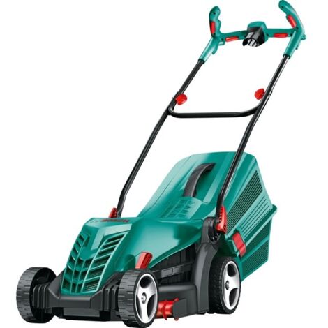 Bosch Elektro Rasenmäher Rotak ARM 34 1300 Watt,34 cm Schnittbreite,20-70 mm Schnitthöhe Handrasenmäher