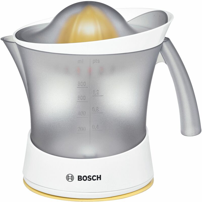 Bosch - exprimidor de cítricos 25w blanco y amarillo - mcp3000