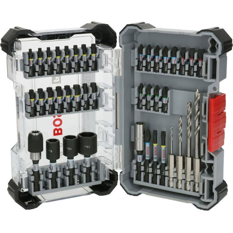 Embouts de vissage et mèches à bois pro Impact Set mixte de 40 pièces - 2608521U87 - Bosch