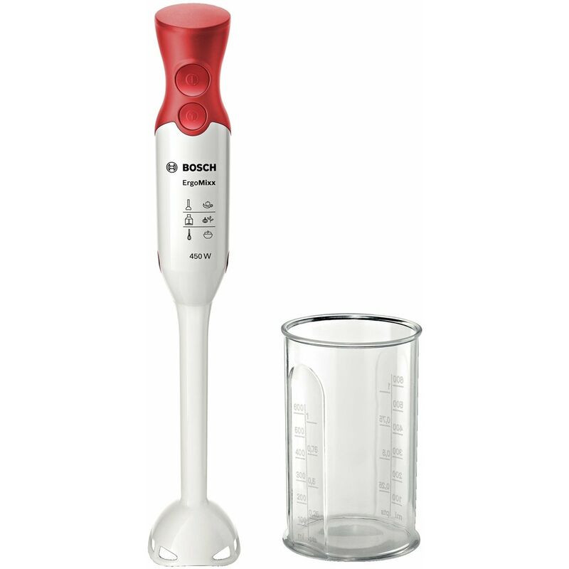 Bosch - MSM64010 - mixeur plongeant, 450 watts, blanc