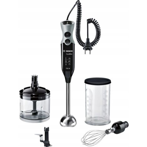 Bosch ErgoMixx MSM67170 mixeur plongeant noir argenté