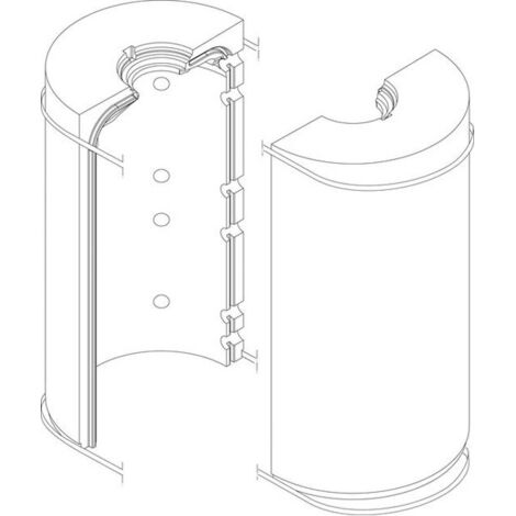 BOSCH Ersatzteil TTNR: 7735501789 Wärmeschutz Speicher 750.6 d:790 everp