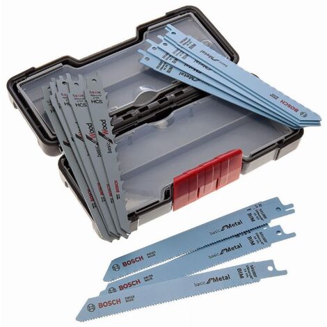Bosch Estuche 15 hojas negras y grises 150 mm
