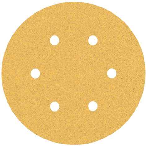 Bosch EXPERT C470 Schleifpapier für Exzenterschleifer, 150 mm, 6 Löcher, K 80