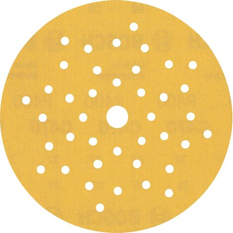 Bosch EXPERT C470 Schleifpapier Mehrloch für Exzenterschleifer, 125 mm, G 400, 50 Stück