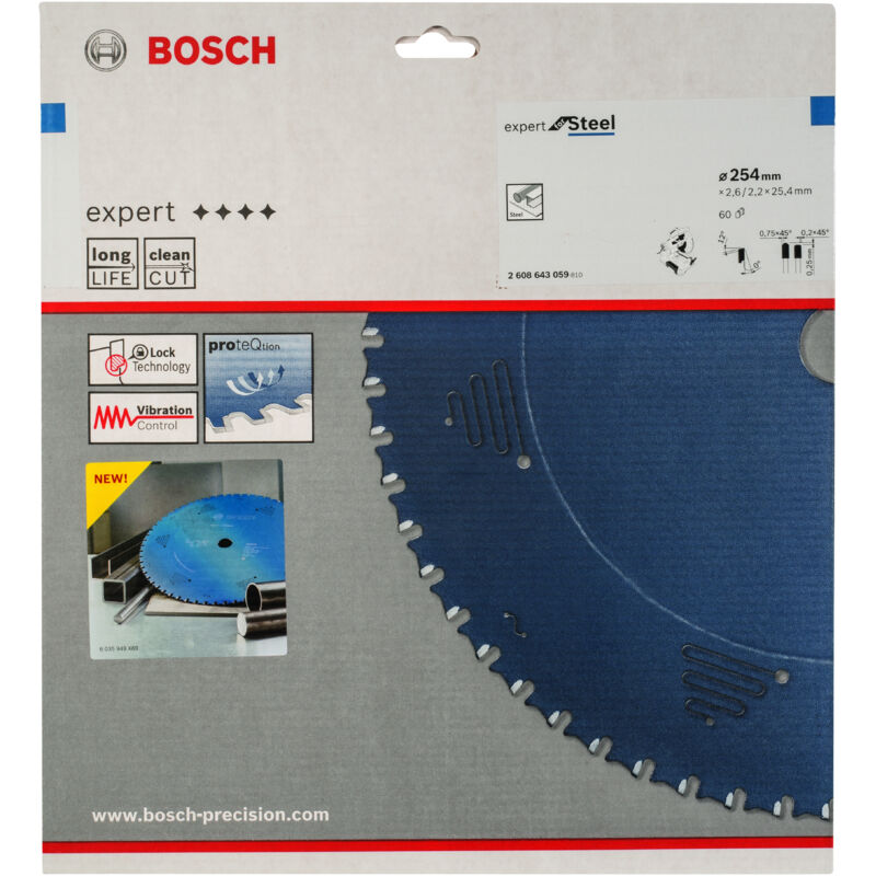 Lame de scie Bosch Expert for Steel 254 - vue 3