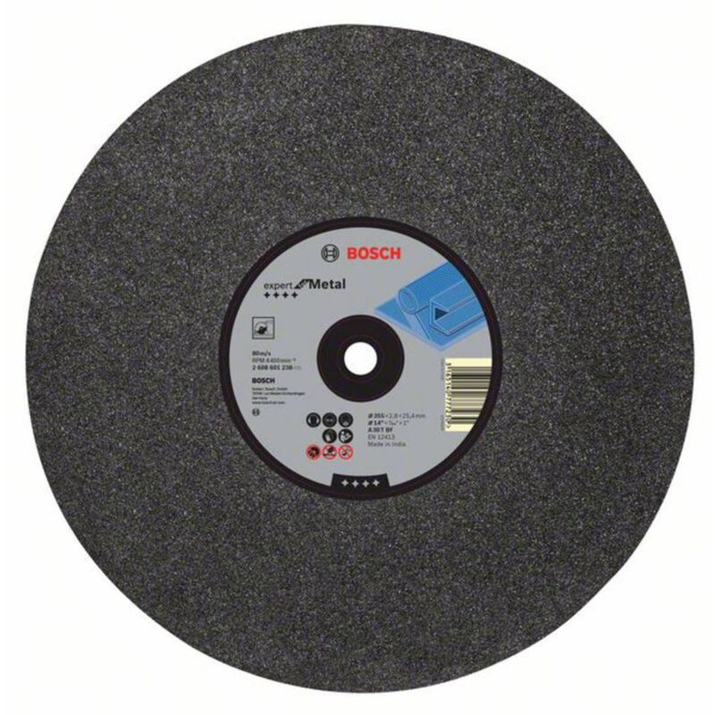 Bosch - 2608601238 disque à tronçonner à moyeu plat expert for metal a 30 t bf 355 mm 2,8 mm