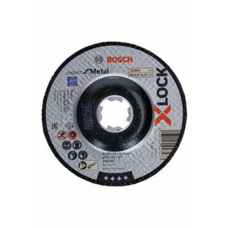 Bosch - accessories 2608619257 disque à tronçonner à moyeu déporté 125 mm 1 pc(s)