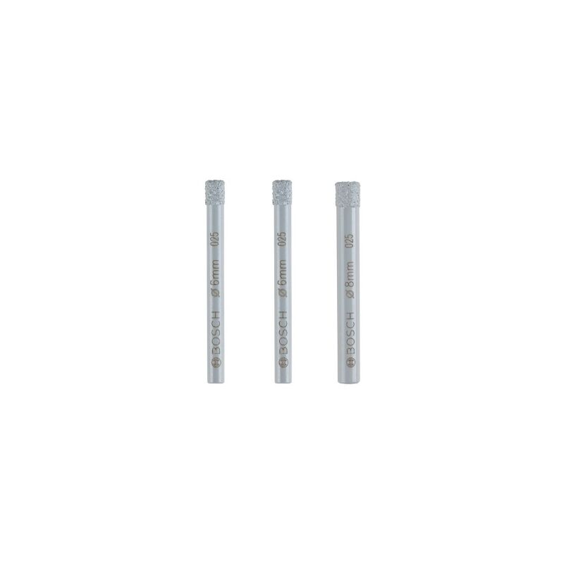 Bosch - Expert for Ceramic Set di punte diamantate...