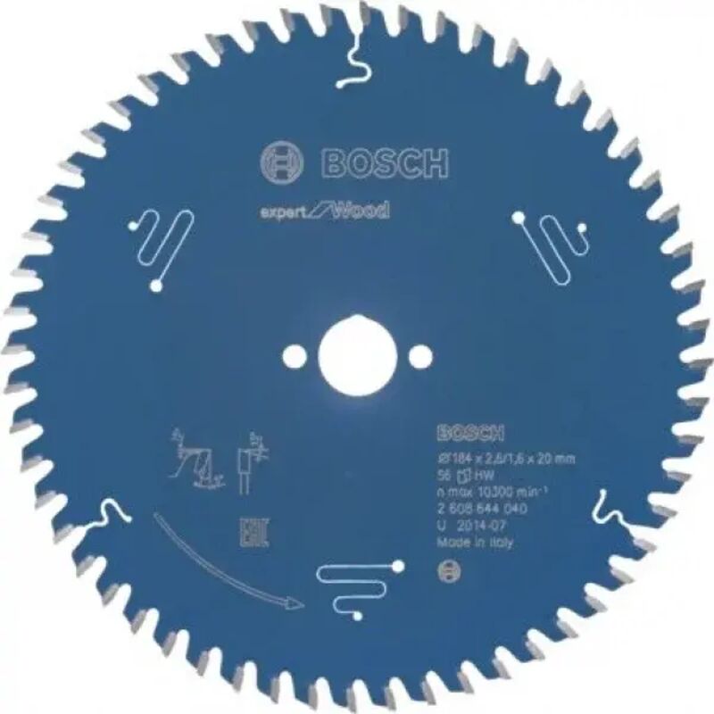 Lama circolare Expert per legno, 184 x 20 x 2,6 mm, 56