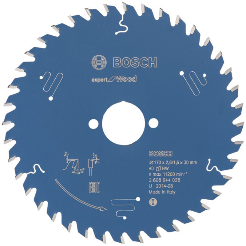 Lama da sega circolare Expert per legno, 170 x 30 x 2,6 mm, 40