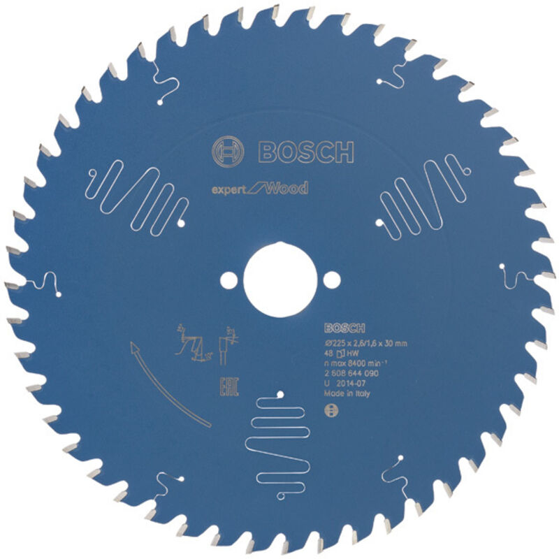 Lama circolare Expert per legno, 225 x 30 x 2,6 mm, 48