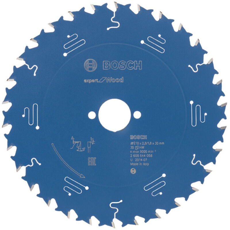 Lama da sega circolare Expert per legno, 210 x 30 x 2,8 mm, 30