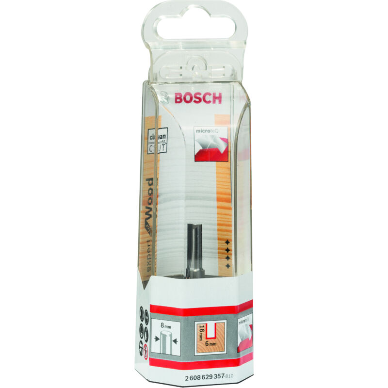 

BOSCH 2608629357 EXPERT Fresa ranurar, metal duro macizo 8, D1 6, L 16, G 51