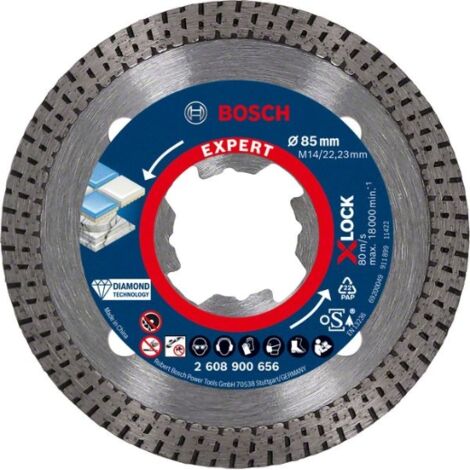 Disco Diamantato Universale X-LOCK - 125mm, Per Calcestruzzo, Pietra, Mattoni, Larghezza Taglio 2mm - Foto 2