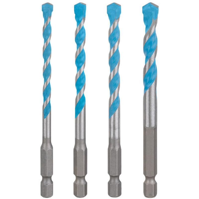Bosch EXPERT HEX-9 Multi Construction Drill Bit Set, 4 Piece 2.608.902.369